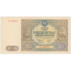 50 złotych 1946 - D - mała litera