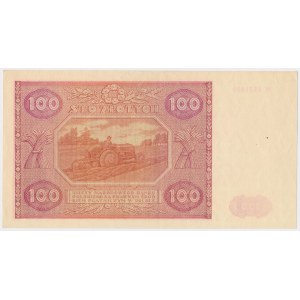 100 złotych 1946 - M - mała litera