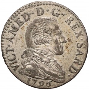 Italy, Duchy of Savoy, Victor Amadeus III, 20 soldo 1796