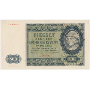 500 złotych 1940 - A