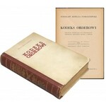 Kodeks Orderowy, Wiesław Bończa-Tomaszewski, Warszaw 1939