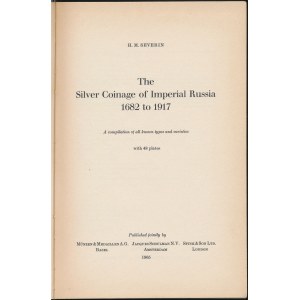 Severin, Silver Coinage of Imperial Russia 1682-1917