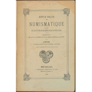 Revue Belge de Numismatique, Bruxelles 1902