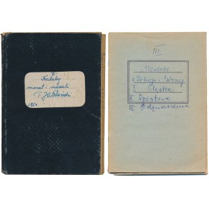 T. Jabłoński - zapiski własne - Katalog monet i medali Cz.II i III, 1954 