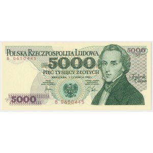 5.000 złotych 1982 - B