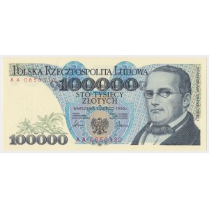 100.000 złotych 1990 - AA