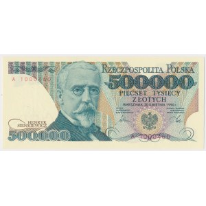 500.000 złotych 1990 - A