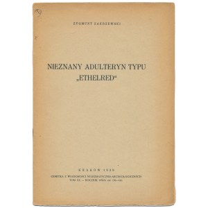 Nieznany adulteryn typu Ethelred, Z. Zakrzewski, Kraków 1939