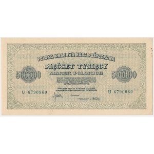 500.000 mkp 1923 - 7 cyfr - U