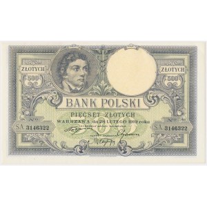 500 złotych 1919 - wysoki numerator