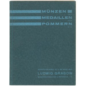 Münzne ind Medaillen von Pommern - katalog aukcji zbioru z 1930 r. 