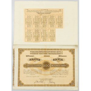 Gafota Galicyjska Fabryka Obuwia, Em.1, 200 koron 1912