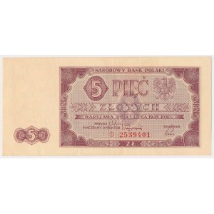 5 złotych 1948 - D