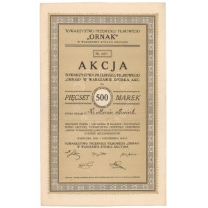 Tow. Przemysłu Filmowego Ornak w Warszawie, 500 mkp 1920
