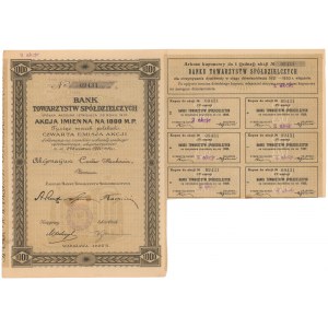 Bank Towarzystw Spółdzielczych, Em.4, 1.000 mkp 1920