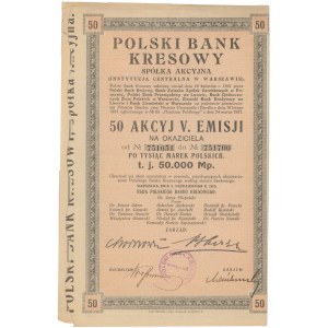 Polski Bank Kresowy, Em.5, 50x 1.000 mkp 10.1923