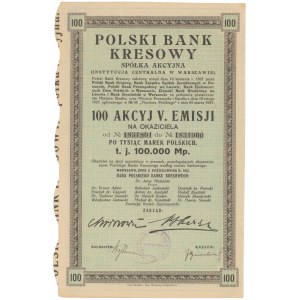 Polski Bank Kresowy, Em.5, 100x 1.000 mkp 10.1923