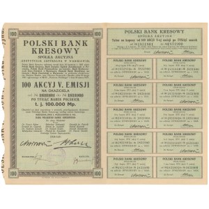 Polski Bank Kresowy, Em.5, 100x 1.000 mkp 10.1923