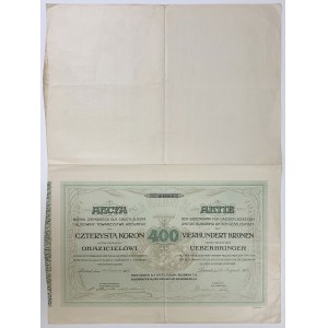 Bank Ziemski dla Galicyi, Śląska i Bukowiny, 400 kr 1918