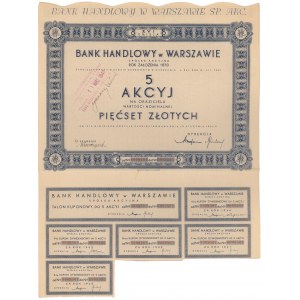 Bank Handlowy w Warszawie, Em.16, 5x 100 zł 1936
