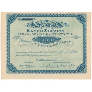 Bank Ziemian Sp. Akc. we Lwowie, 280 mkp 1920