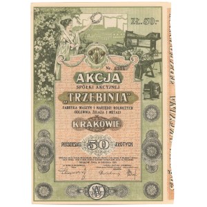 Fabryka Maszyn i Narzędzi Rolniczych... Trzebinia, 50 zł 1924