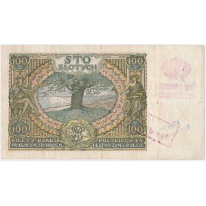 100 złotych 1934 z fałszywym przedrukiem GG - wyłapane w epoce