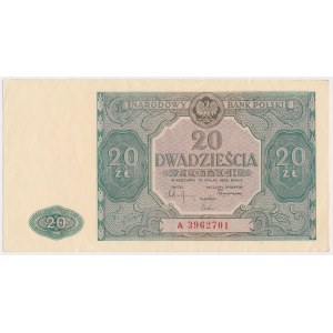 20 złotych 1946 - A - mała litera