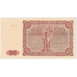 100 złotych 1947 - Ser.A - duża litera