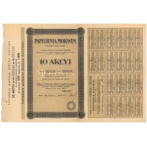 Papiernia Mokwin, 10x 100 zł 1935