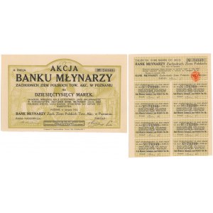 Bank Młynarzy Zachodnich Ziem Polskich, Em.3, 10.000 mkp 1923