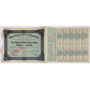 Bank Kredytowy w Warszawie, Em.10, 5x 1.000 mkp 1922