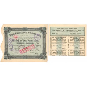 Bank Kredytowy w Warszawie, Em.4, 5x 1.000 mkp 1920