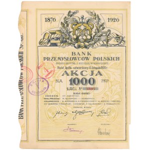 Bank Przemysłowców Polskich, Em.1, 1.000 mkp