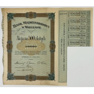 Bank Międzynarodowy w Warszawie, Em.1, 500 zł 1925