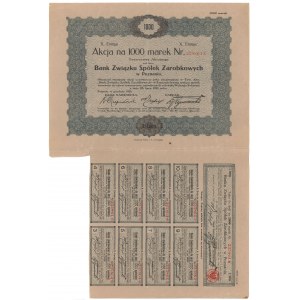 Bank Związku Spółek Zarobkowych w Poznaniu, Em.10, 1.000 mkp 1921