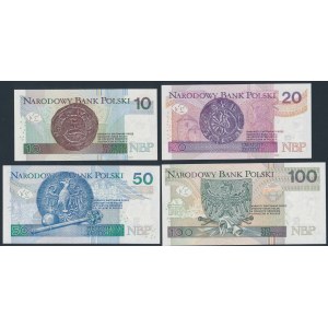 10, 20, 50 i 100 złotych 2012 - zestaw (4szt)