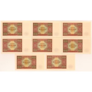 10 złotych 1946 - zestaw (8szt)