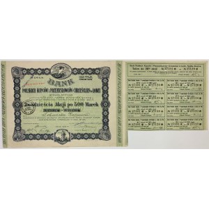 Bank Polskich Kupców i Przemysłowców Chrześcijan, Em.2, 20x 500 mkp 1921