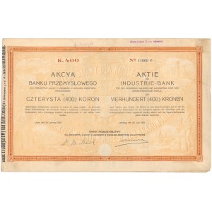 Bank Przemysłowy dla Królestwa Galicyi i Lodomeryi, 400 kr 1910