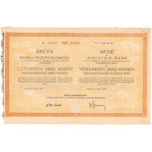 Bank Przemysłowy dla Królestwa Galicyi i Lodomeryi, 400 kr 1920