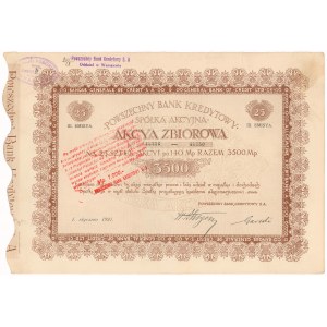 Powszechny Bank Kredytowy, Em.3, 25x 140 mkp 1921