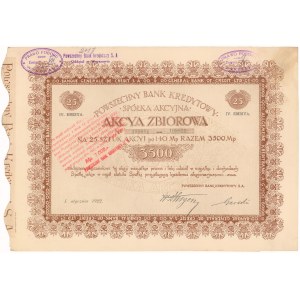Powszechny Bank Kredytowy, Em.4, 25x 140 mkp 1922