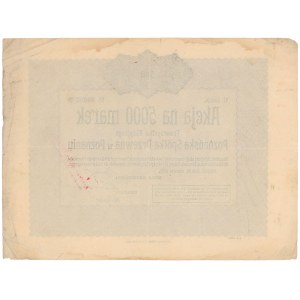 Poznańska Spółka Drzewna, Em.6, 5.000 mkp 1922