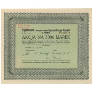 Tow. Akc. Wytwórni Maszyn Młyńskich Młynotwórnia, Em.5, 5.000 mk 1922