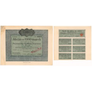 Poznańska Spółka Drzewna, Em.5, 1.000 mkp 1921