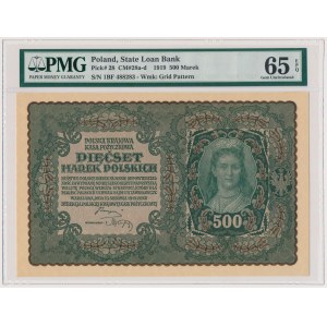 500 mkp 08.1919 - I Serja BF 