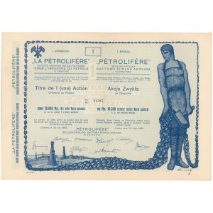 Petrolifere Belgijsko-Polska Naftowa Sp. Akc., Em.1, 10.000 mk 1923