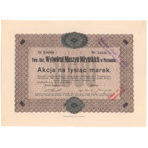 Tow. Akc. Wytwórni Maszyn Młyńskich, Em.4, 1.000 mkp 1921