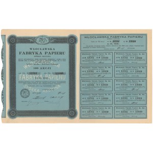 Włocławska Fabryka Papieru, 100x 10 zł 1926